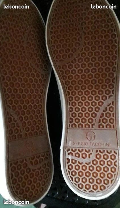 Paire de chaussures Sergio Tacchini marine chaussures toile Tige textile bleu / blanc / rouge Doublure et semelle intérieure textile Semelle extérieure caoutchouc neuf avec étiquette (image 6)