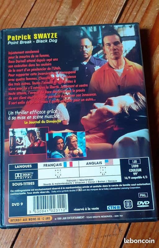 DVD "Lettres à un tueur" avec Patrick SWAYZE (image 2)