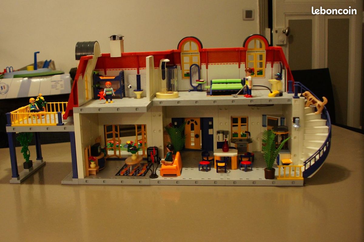 Maison moderne playmobil meublée (image 2)