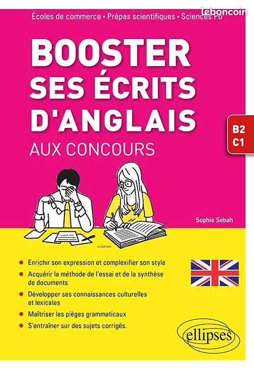 Anglais - booster ses écrits d'anglais aux concours - b2-c1 (image 1)