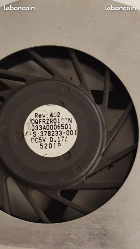 Ventilateur HP Compaq NX6110 HY60C-05A, 6033A0006501 DC5V 0.21A REV1.0 (image 3)