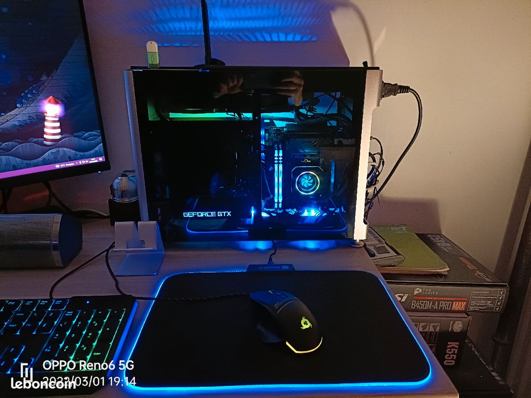 Pc gamer micro itx plus jeux parfait état ou échange (image 2)