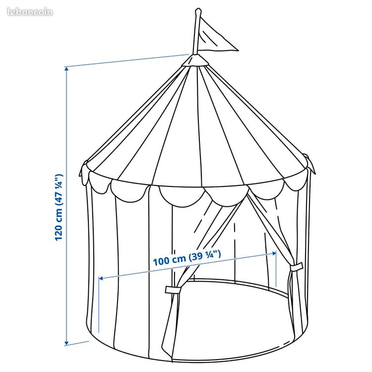 Tente de jeu cirque ikea (image 3)