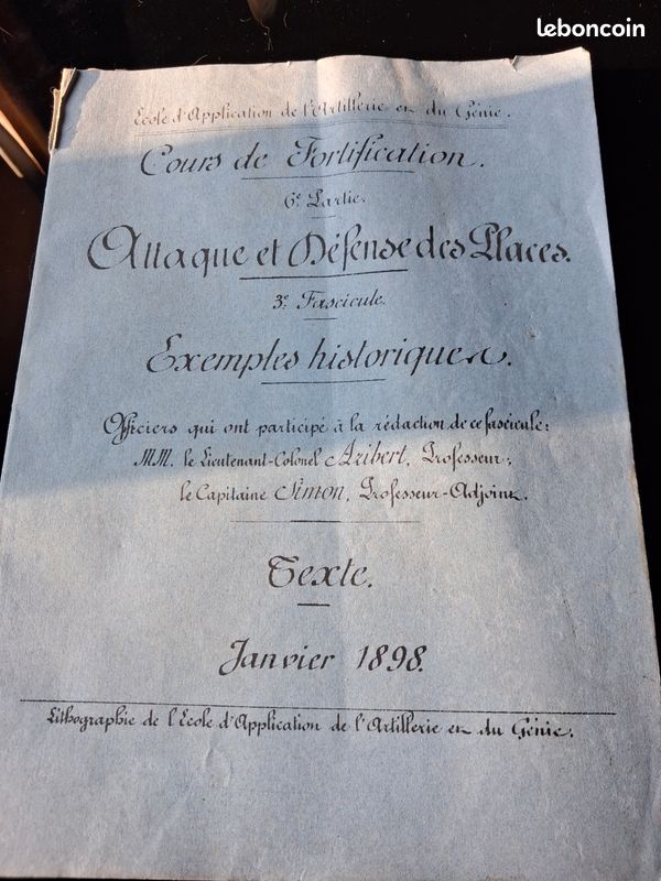 Livre ancien attaque et défense des places (image 1)
