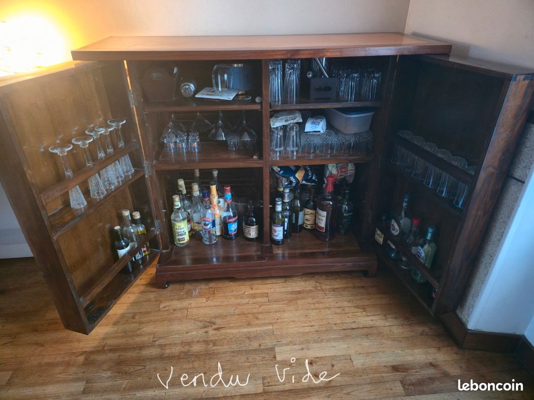Bar en bois exotique, teck ou manguier (image 2)