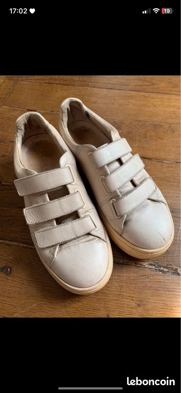 Baskets en cuir Sandro (image 1)