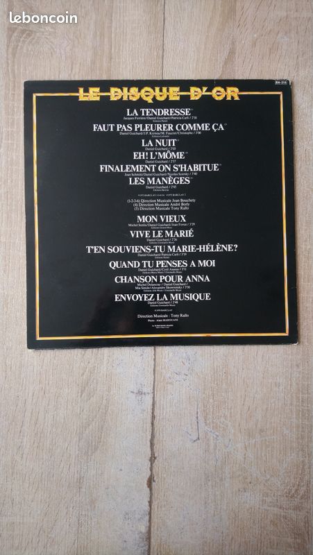 Vinyle daniel guichard 33T (image 2)