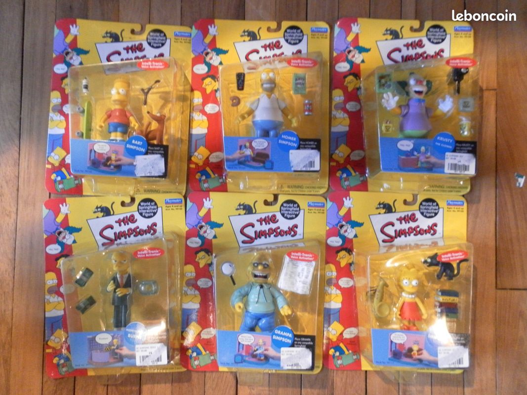 Collection Figurines Simpson Playmates World of Springfield The Simpsons Série 1 (image 1)