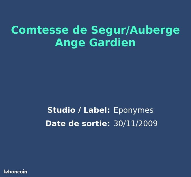 Comtesse de Segur/Auberge Ange Gardien (image 2)