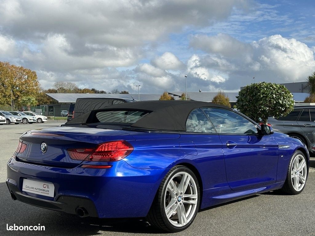 BMW 640 i CABRIOLET M-SPORT 320ch (F12) BVA8 (image 4)