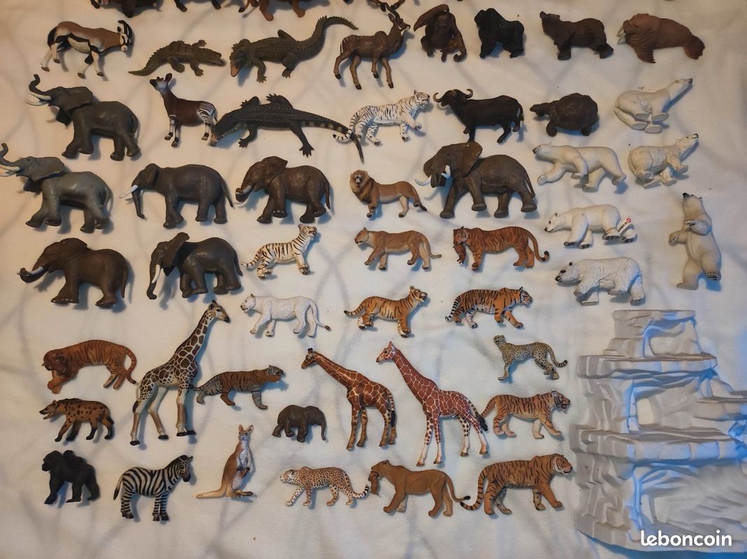 170 Figurines papo Schleich safari +observatoire (image 2)