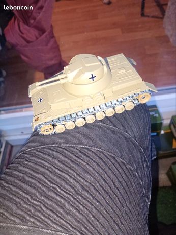 Solido 1/50, char Flakpanther Coelian anti aérien, Allemand WW2, Tbe