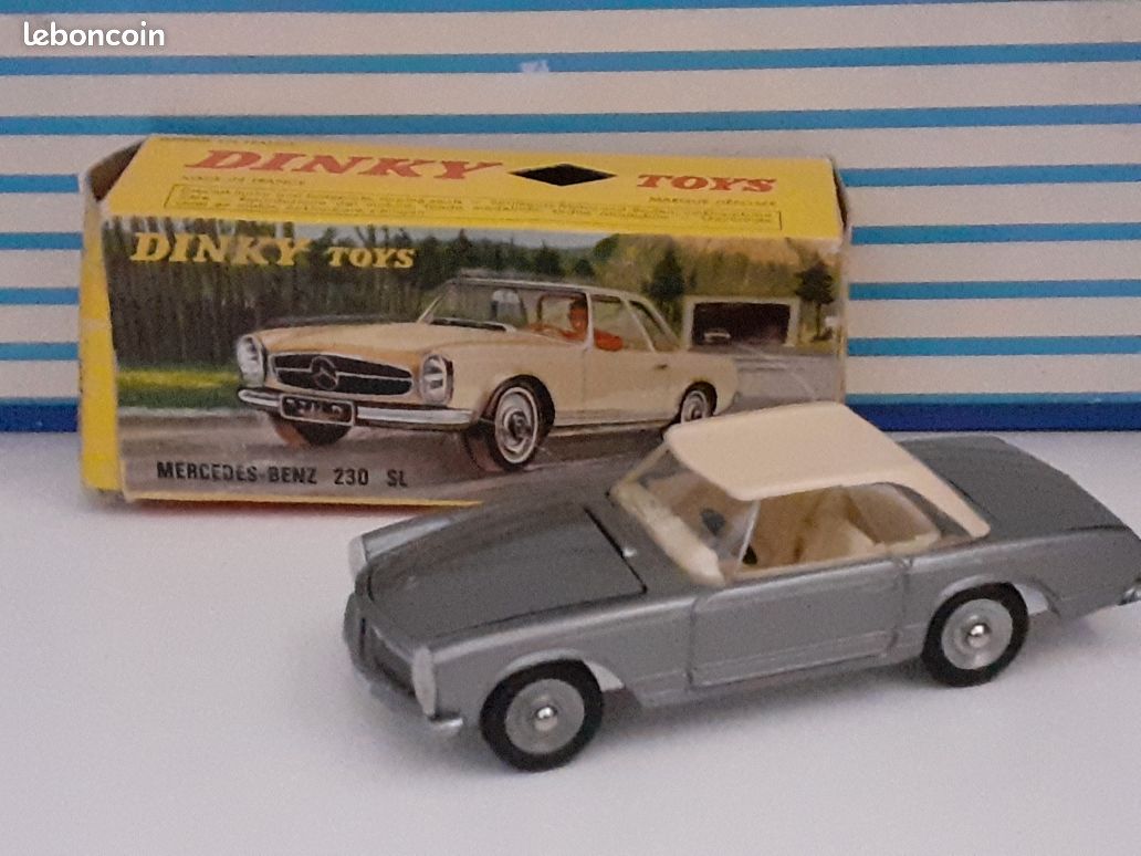 Ancienne Voiture Dinky Toys France 516 Mercedes Benz 230 SL Avec Boîte D'origine