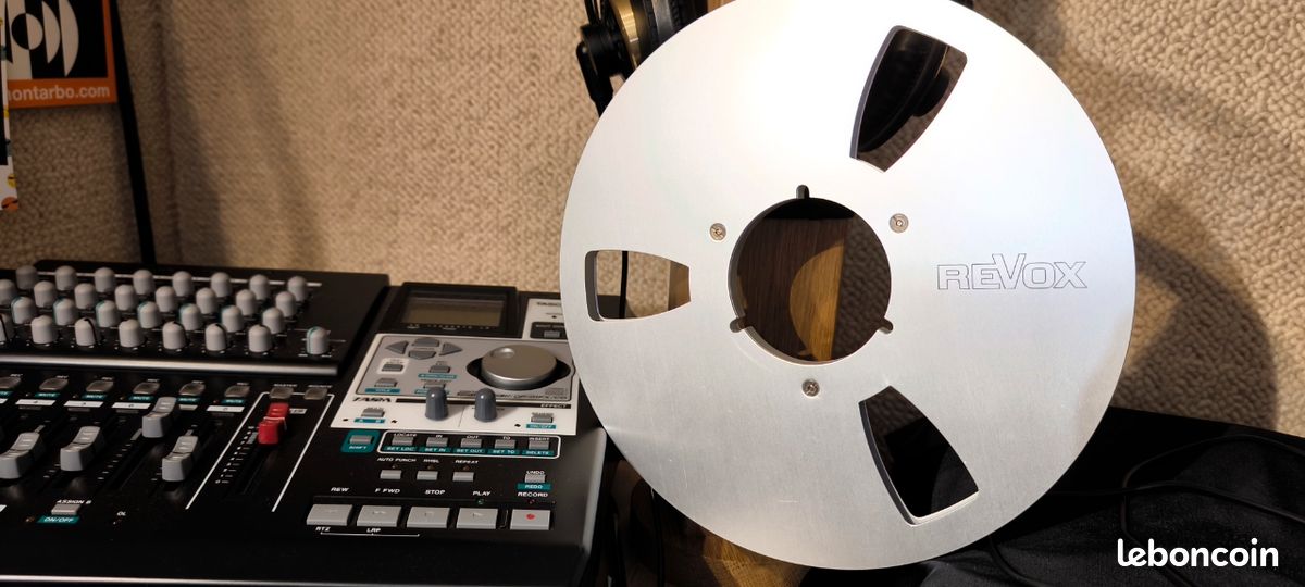 Bobine alu magnétophone REVOX (image 1)