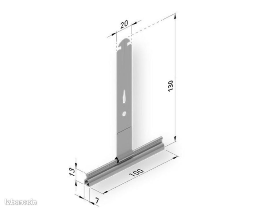 Attache souple clipsable SOMFY pour tablier de volet roulant (image 4)