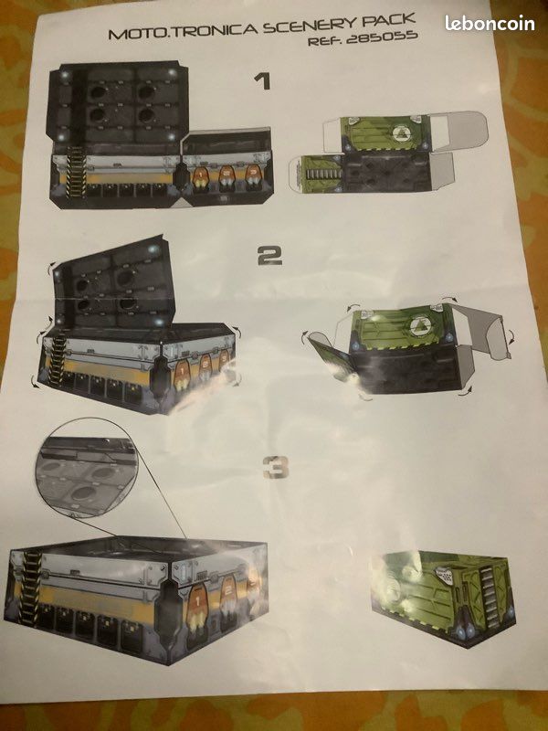 Kit bâtiments cartons CORVUS BELLI MOTOTRONICA SCENERY PACK ref 285055 (image 7)