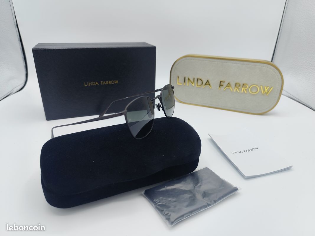 Lunette de soleil Linda Farrow Modèle SIMON Neuve Accessoires
