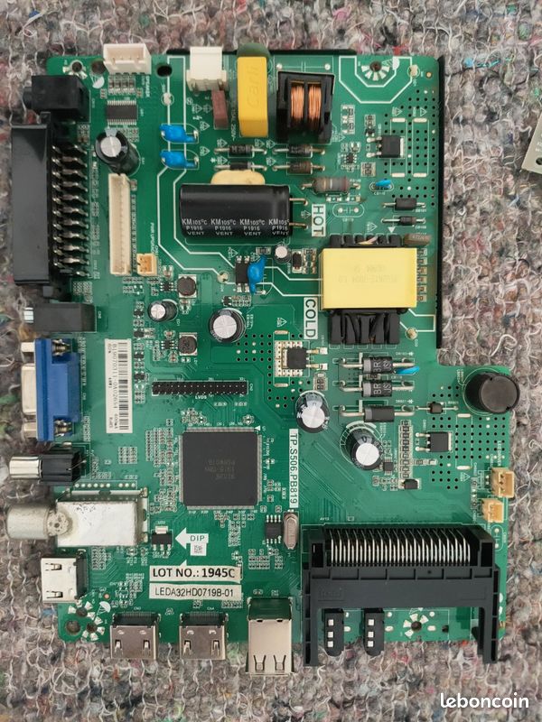 Carte Mère (main Board) TP.S506.PB819 Pour TV Oceanic OCEALED32319B2 - Occasion