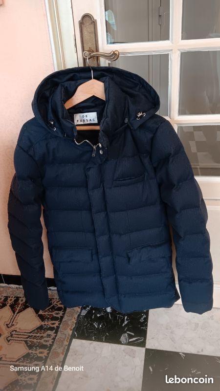 Manteau Noir Avec Capuche Amovible Taille 46/48 | Neuf Avec Étiquettes
