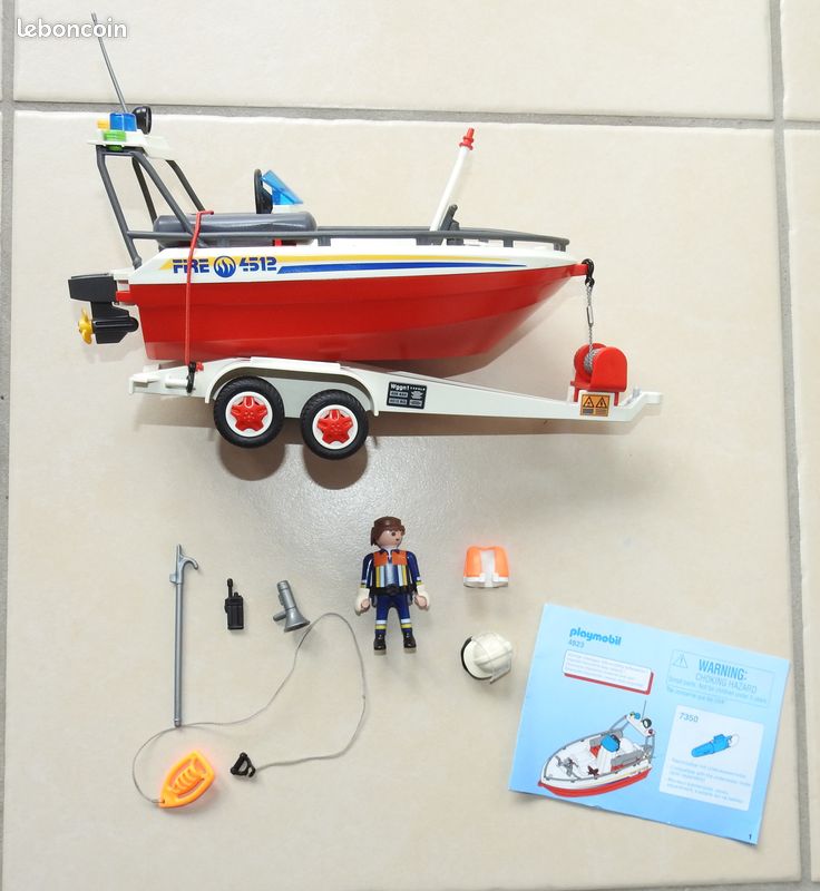 Plastoy Playmobil PLAYMOBIL (G3270) POMPIERS Ru00e9servoir Gris