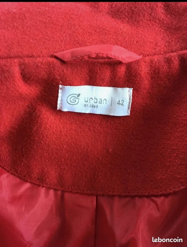 Manteau /veste rouge taille 42 (image 5)