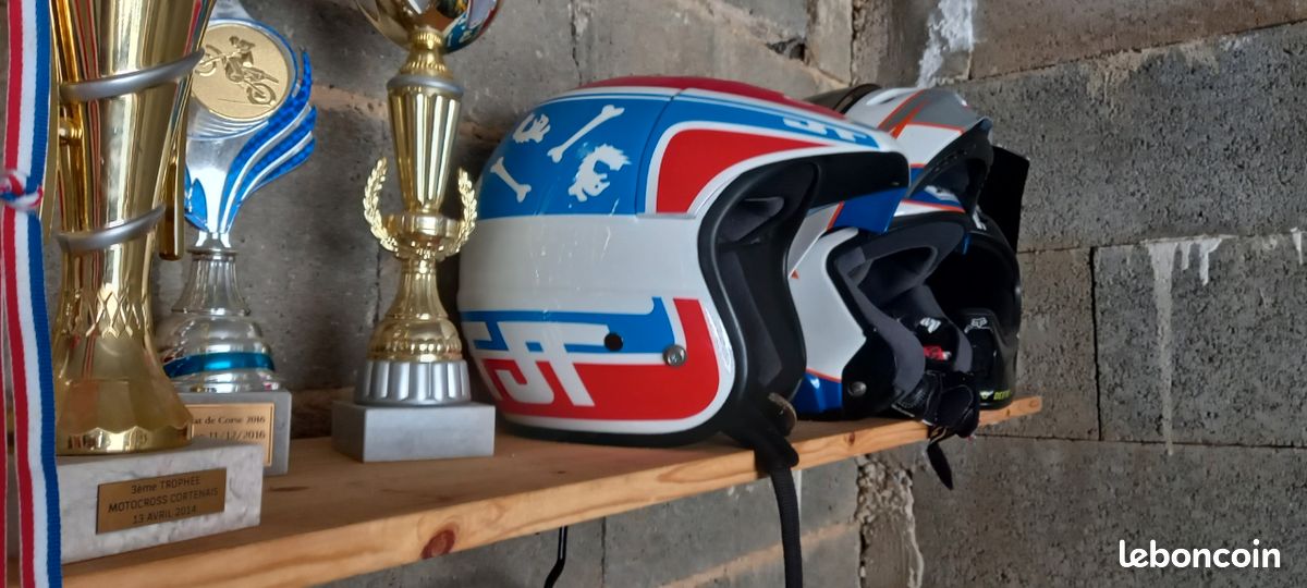Casque de moto Jet One avec visière Beta Smoke jaune mat Vente en Ligne