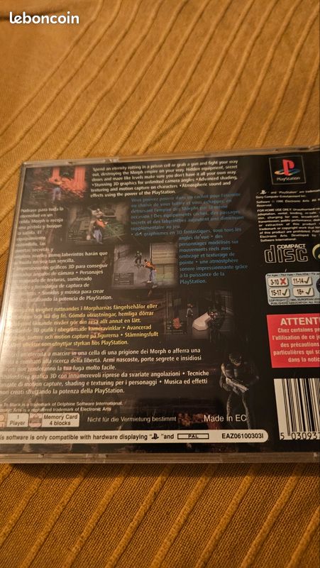 Fade to black ps1 - Jeux vidéo