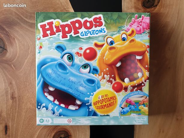 Jeu Hippos Gloutons Hasbro - 2 à 4 Joueurs, Dès 4 Ans - Version Française