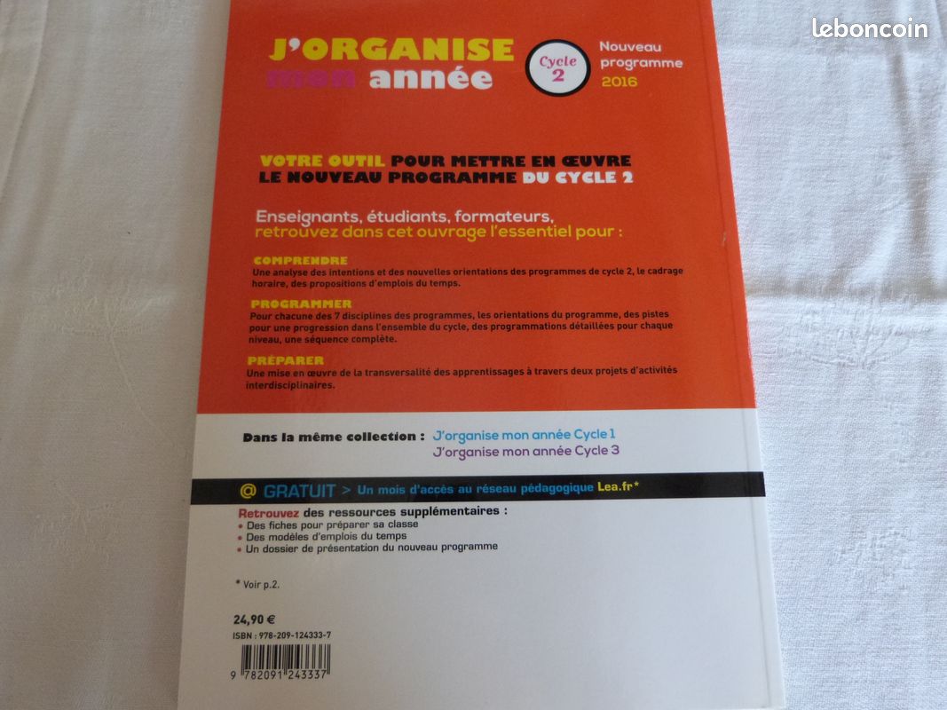 Livre "J'organise mon année Cycle 2", NATHAN (image 2)