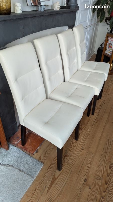 Lot de 4 chaises a restaurer (image 2)