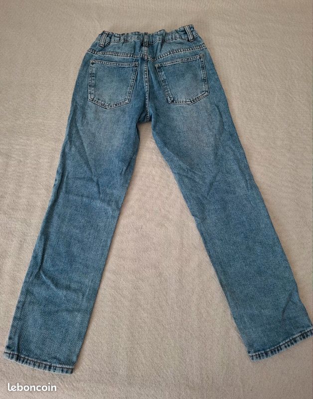 Jean Droit Kiabi Garçon 12A / 152 cm Regular Fit Bleu (image 5)