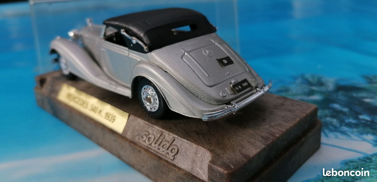 MERCEDES BENZ 540 K BLANCHE DE 1939 - SOLIDO - N° 71 - 1/43