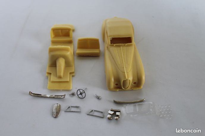 Kit résine monté Belle époque Delahaye 135 MS Pourtout 1948 1/43