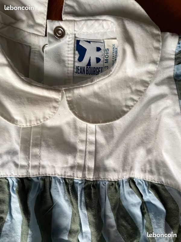 Lot 11 vetements taille 1 mois fille et 2 en 3 mois : cyrillus, jean bourget, DPAM, gap (image 8)