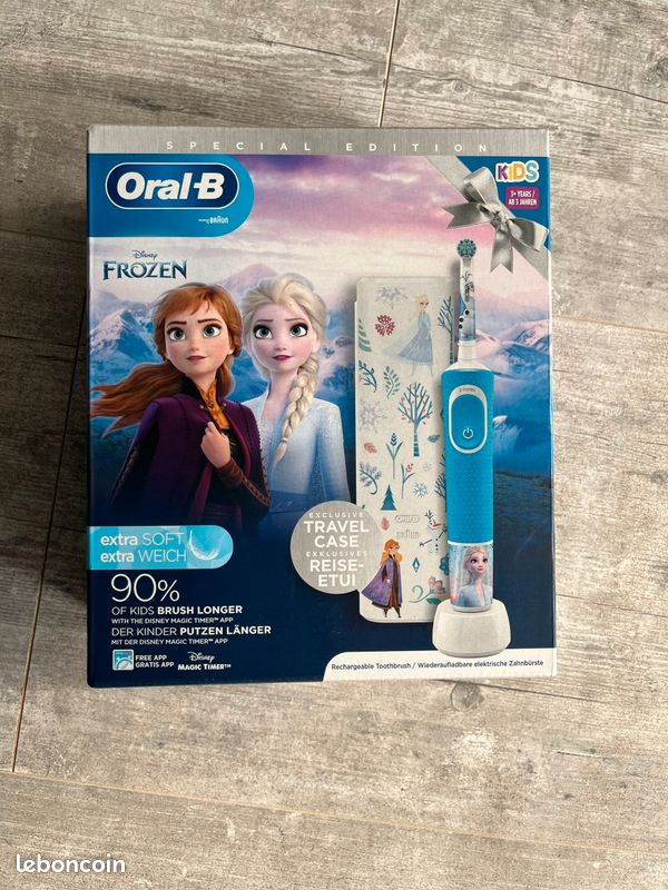 🪥 Brosse à Dents électrique Oral-B Kids Frozen II - Idéal Pour Enfants - Neuve Sous Blister !