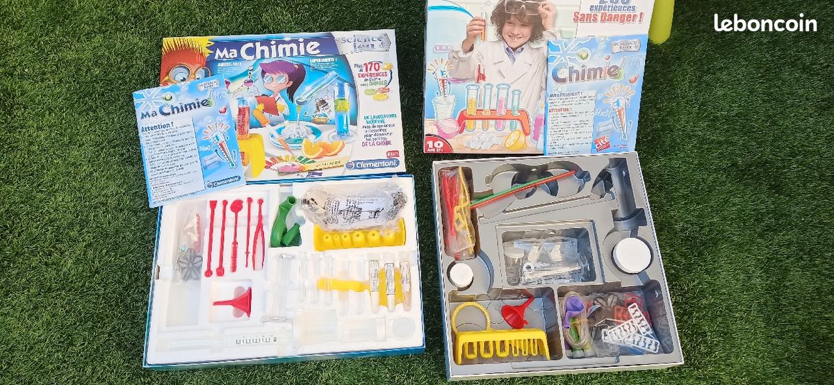 Lot jeux chimie dont 1 neuf (image 1)