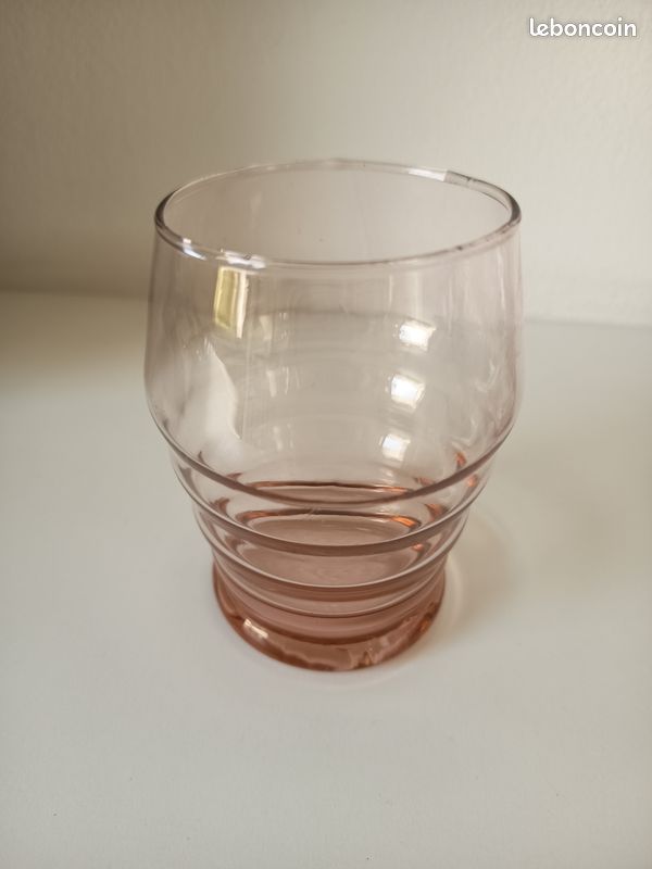 Lot De 6 Anciens Verres à Bière Force 4 Panaché - Verre Transparent
