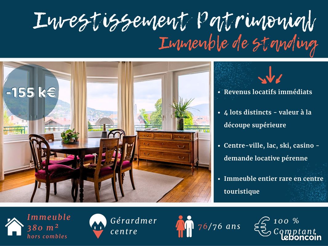 Local commercial 12 pièces 380 m² · à Gérardmer · 380 m² · 681 458 €