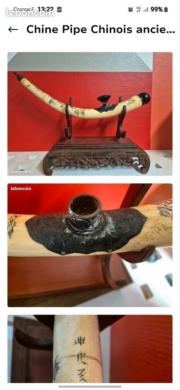 Chine vase Ancien tableau chinois (image 13)