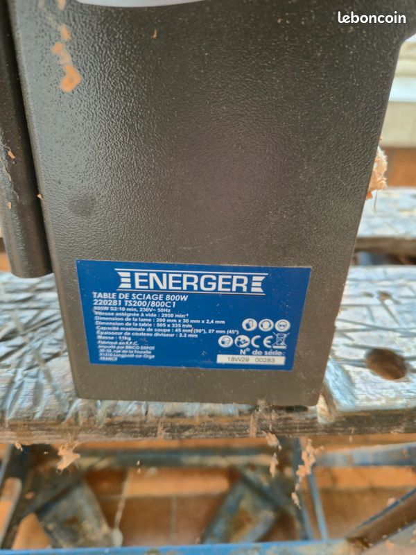 Table de sciage energer (image 3)