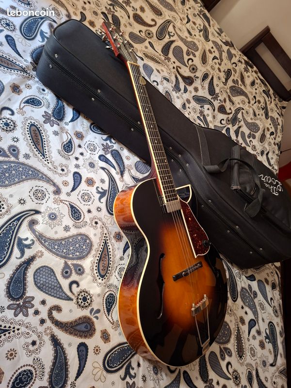 Guitare Archtop Jazz - The Loar LH 650 VSB + Etuit rigide (image 1)