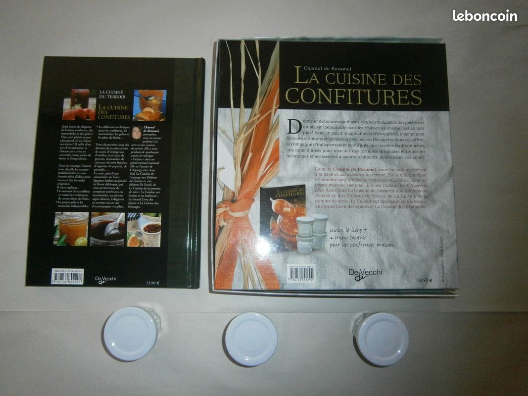 Livre "la cuisine des confitures de Chantal de ROSAMEL" (image 2)