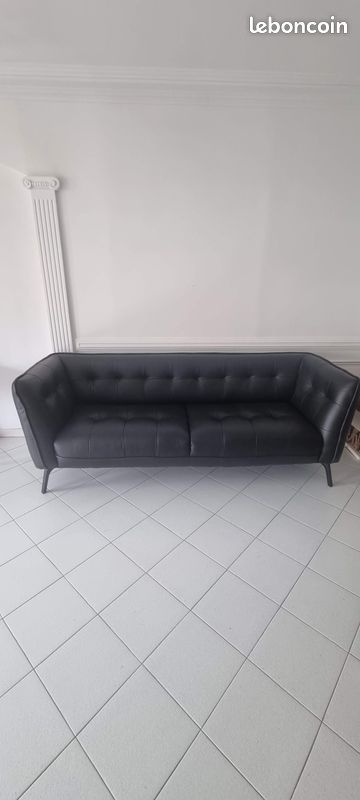 Canapé cuir (image 1)