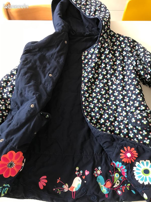 Manteau DPAM, peut être porté sur les deux côtés, du pareil au même (image 1)