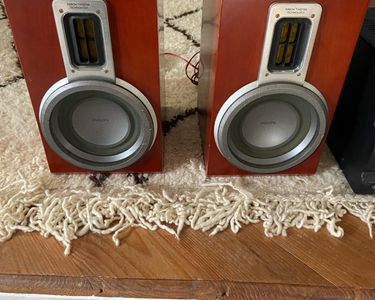 Enceintes Philips MCD 708 - Technologie Ribbon Twitter - 80W - Occasion