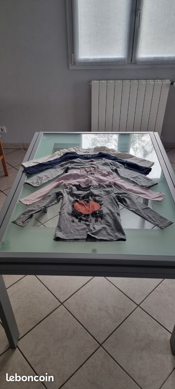 Lot de 5 sweat manches longues filles 4 ans (image 1)