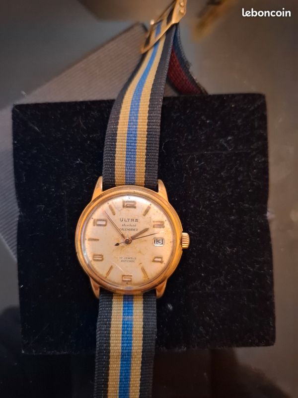 Bouton-poussoir Pour Montre - Plaque Or - Étanche - Neuf Sans étiquette