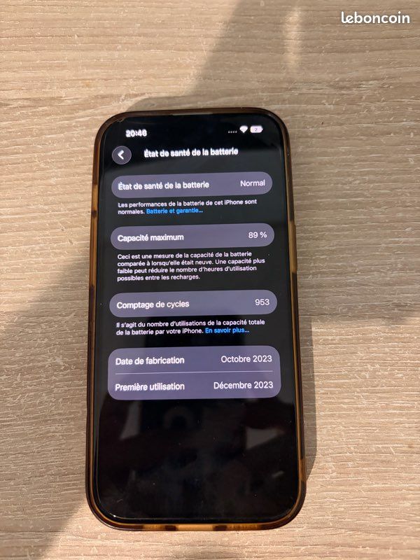 Iphone 15 bleu clair (image 3)