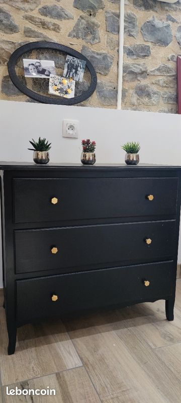 Commode noir (image 3)