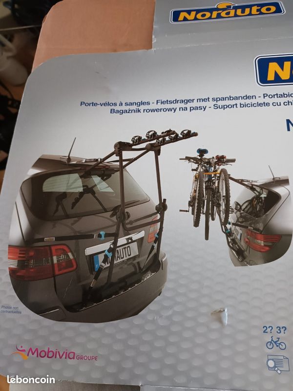 Rental Cars Porte Velo Norbike 3r Porte Vélos à Sangles Norbike 3R